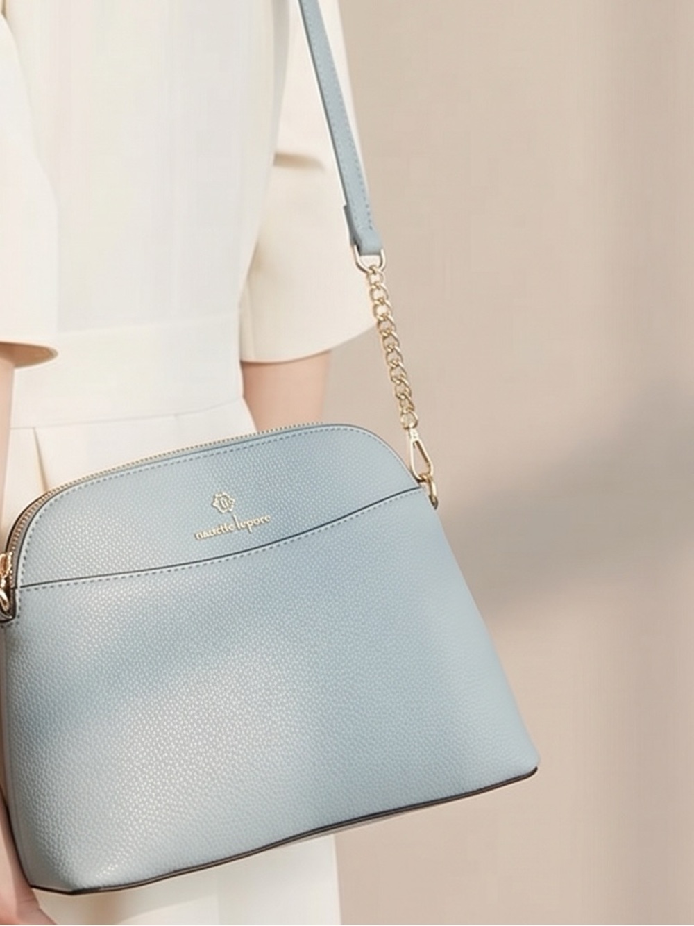 Nanette Lepore Powder Blue Crossbody Bag